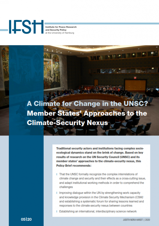 IFSH policy brief_Climate and the UNSC