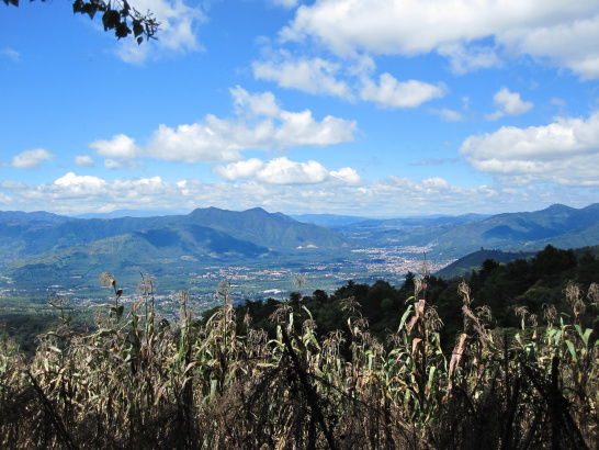 guatemala, corn, mountains, sky