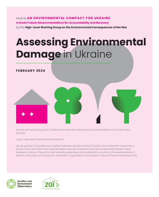Assessing environmental damage in Ukraine